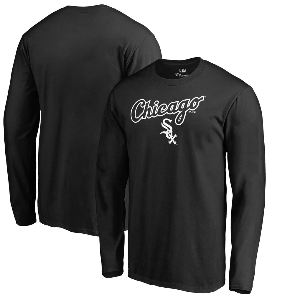 Chicago White Sox Team Lockup Long Sleeve T-Shirt - Black