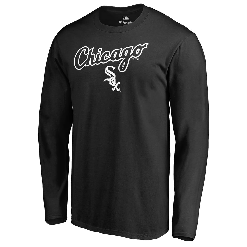 Chicago White Sox Team Lockup Long Sleeve T-Shirt - Black