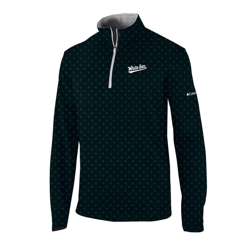  Chicago White Sox Columbia Omni-Wick Wickhams Hills Quarter-Zip Pullover - Black
