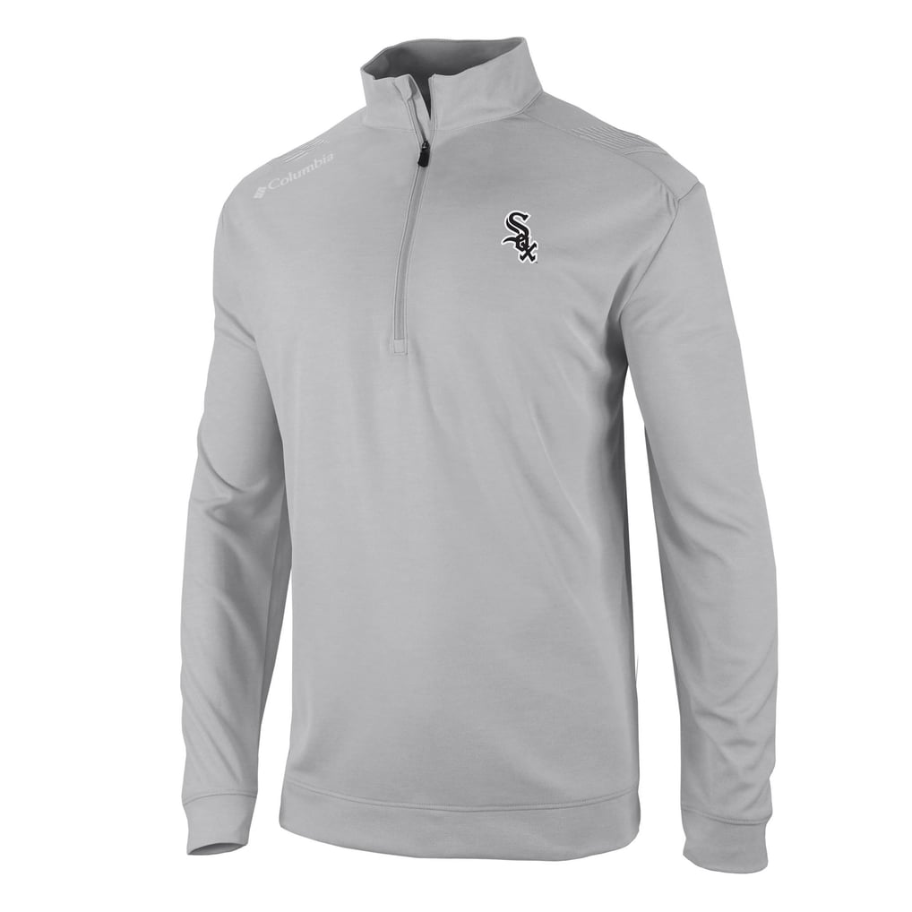  Chicago White Sox Columbia Omni-Wick Oakland Downs Quarter-Zip Pullover - Gray