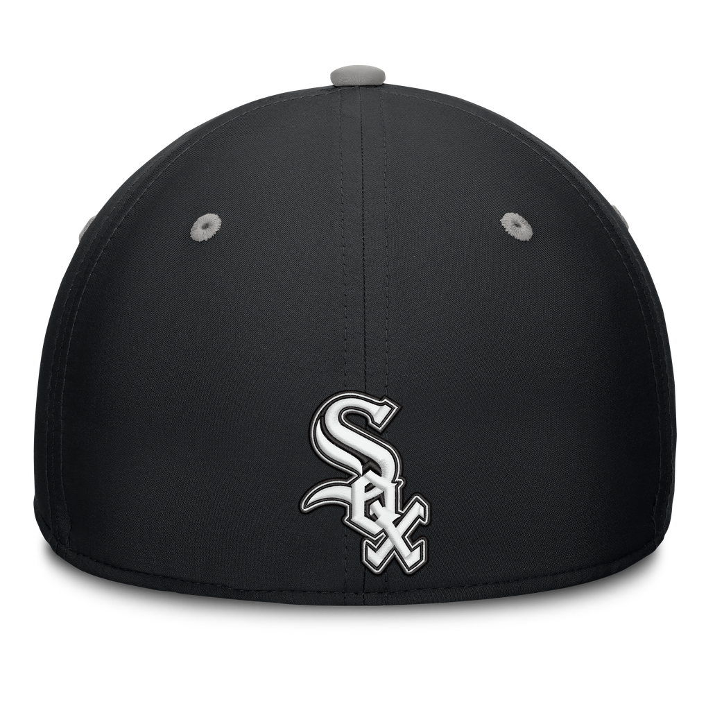 Chicago White Sox Fanatics Jammed Structured Flex Hat - Black/White
