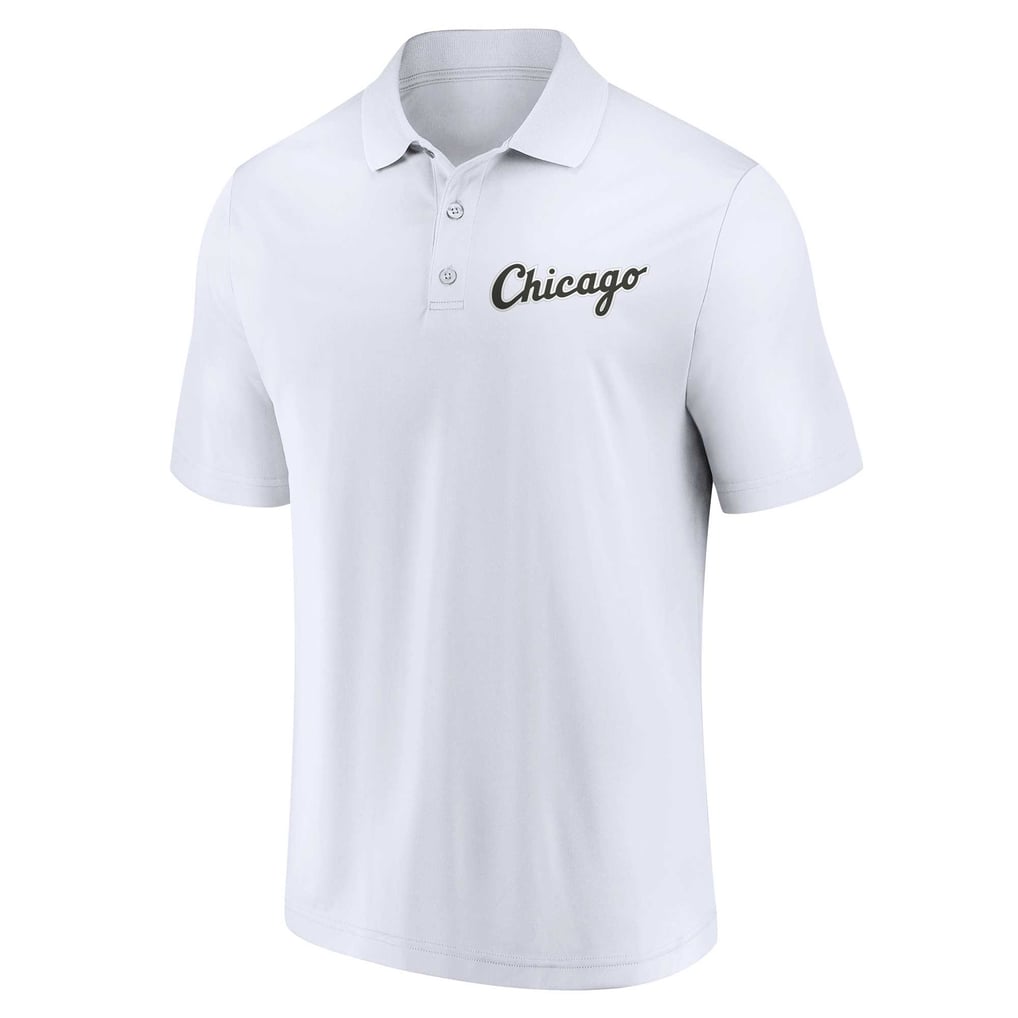 Chicago White Sox Fanatics Two-Pack Logo Lockup Polo Set - Black/White