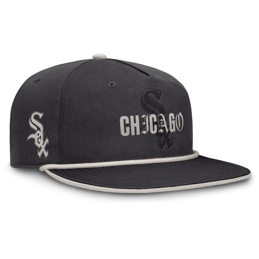 Chicago White Sox Fanatics Gapper Snapback Hat - Graphite