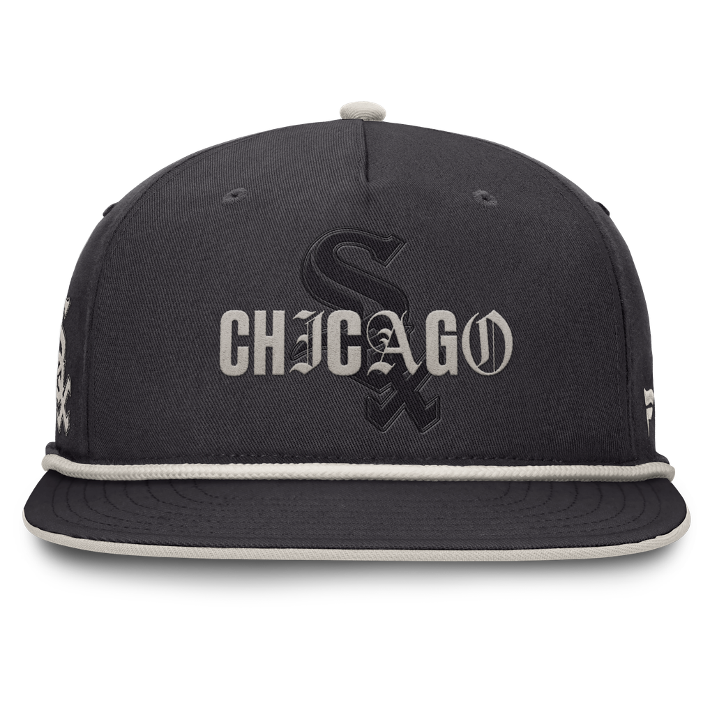 Chicago White Sox Fanatics Gapper Snapback Hat - Graphite