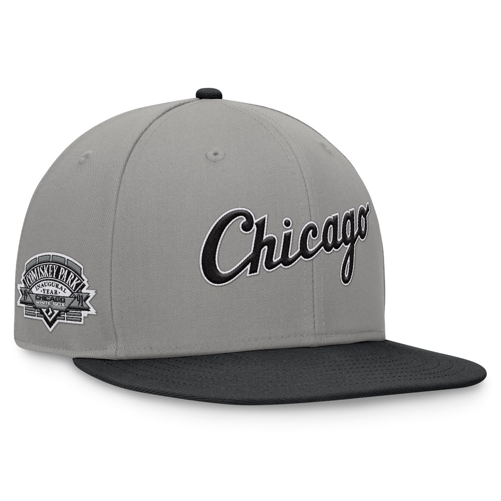 Chicago White Sox Fanatics Fundamental Two-Tone Fitted Hat - Gray