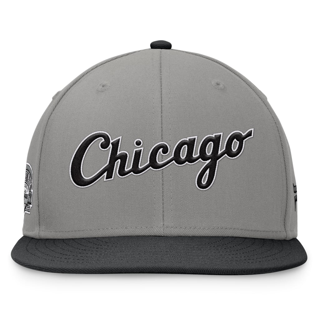 Chicago White Sox Fanatics Fundamental Two-Tone Fitted Hat - Gray