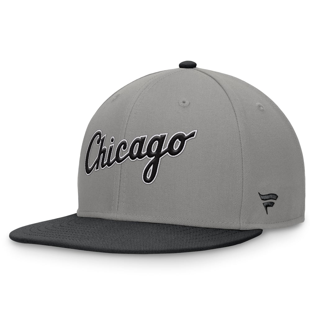 Chicago White Sox Fanatics Fundamental Two-Tone Fitted Hat - Gray