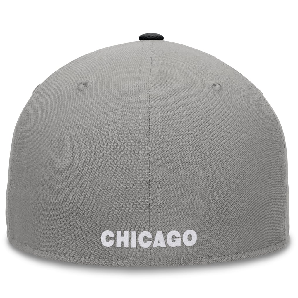 Chicago White Sox Fanatics Fundamental Two-Tone Fitted Hat - Gray
