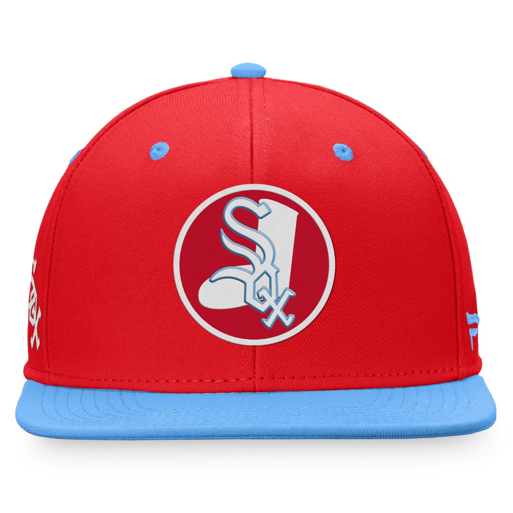 Chicago White Sox Fanatics Cooperstown Collection Two-Tone Fitted Hat - Red/Light Blue