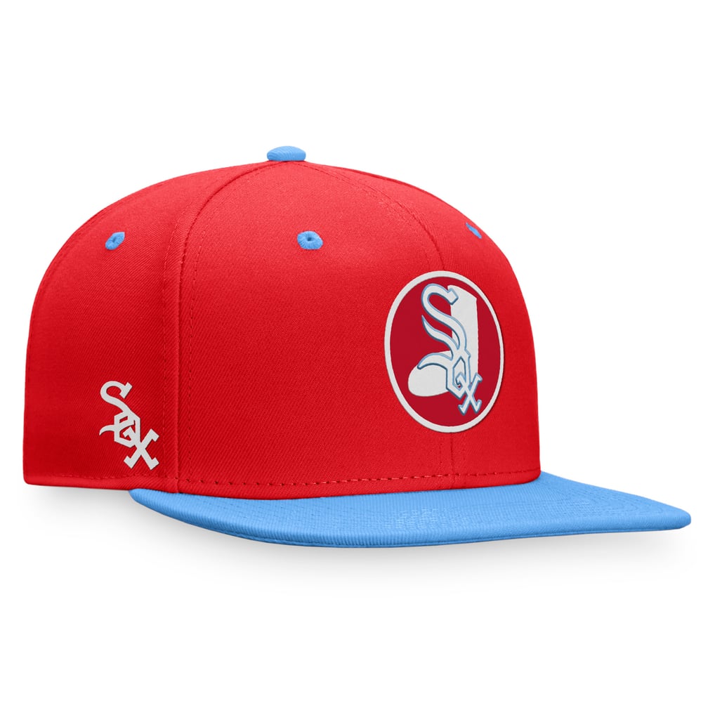 Chicago White Sox Fanatics Cooperstown Collection Two-Tone Fitted Hat - Red/Light Blue