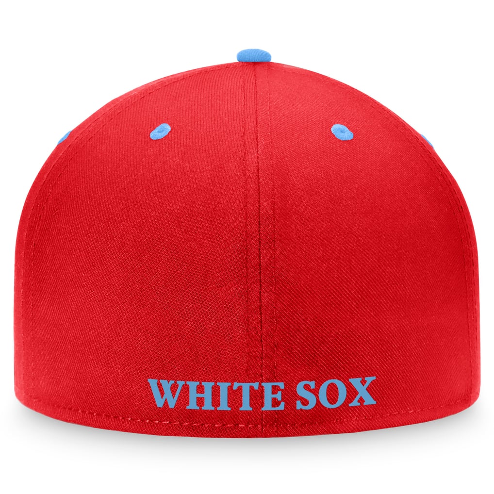 Chicago White Sox Fanatics Cooperstown Collection Two-Tone Fitted Hat - Red/Light Blue