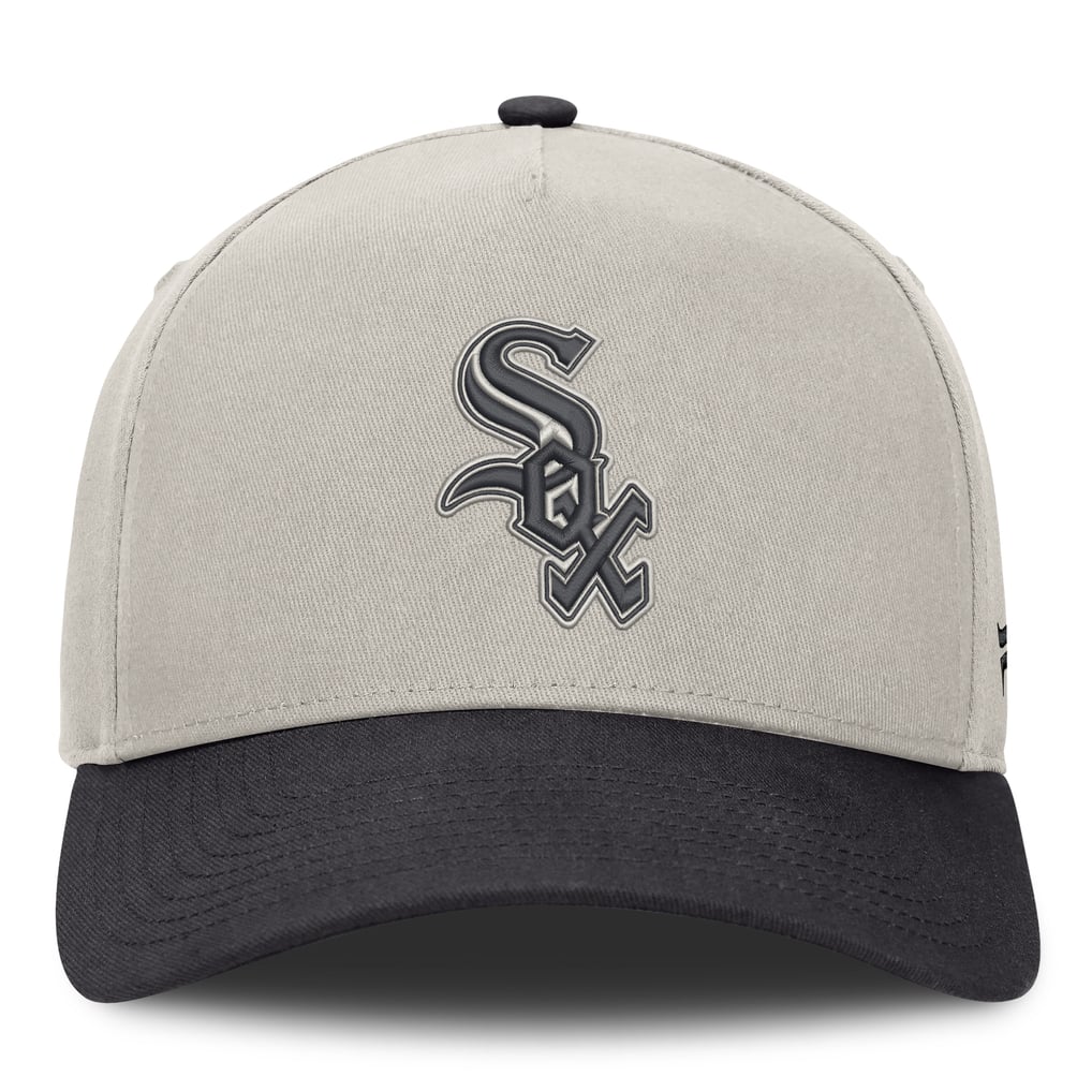 Chicago White Sox Fanatics Wonder A-Frame Adjustable Hat - Stone/Graphite