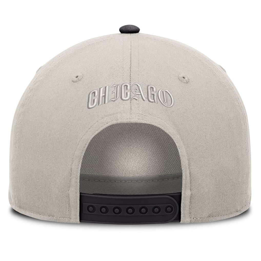 Chicago White Sox Fanatics Wonder A-Frame Adjustable Hat - Stone/Graphite