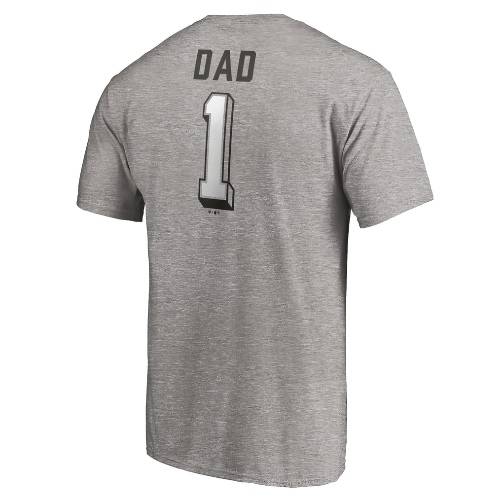 Chicago White Sox Number One Dad T-Shirt - Heather Gray