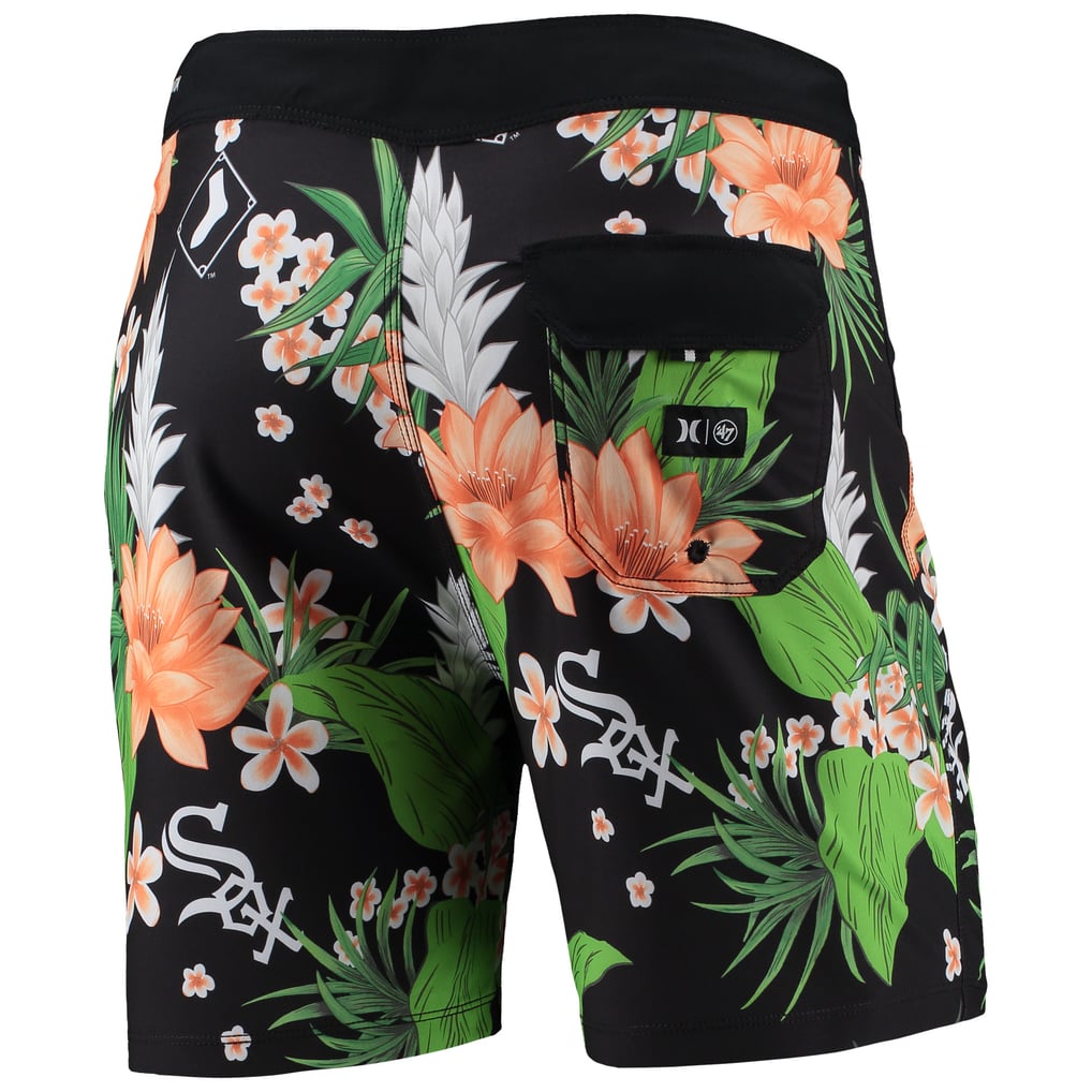 Chicago White Sox Hurley x '47 Phantom Tailgate Swim Shorts - Black