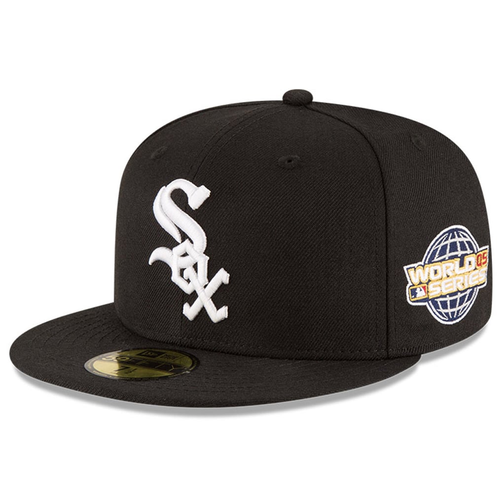 Chicago White Sox New Era 2005 World Series Wool 59FIFTY Fitted Hat - Black