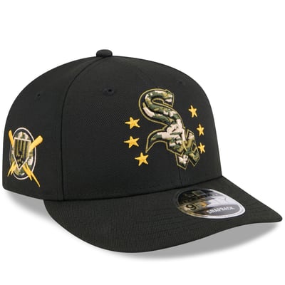  Chicago White Sox New Era 2024 Armed Forces Day Low Profile 9FIFTY Snapback Hat - Black