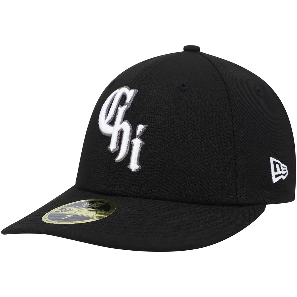 Chicago White Sox New Era City Connect Low Profile 59FIFTY Fitted Hat - Black