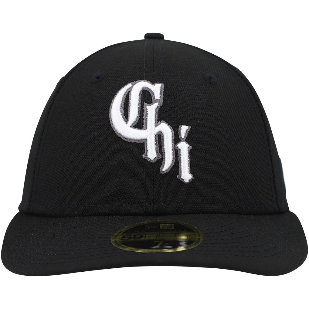 Chicago White Sox New Era City Connect Low Profile 59FIFTY Fitted Hat - Black