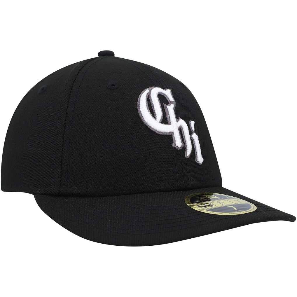 Chicago White Sox New Era City Connect Low Profile 59FIFTY Fitted Hat - Black