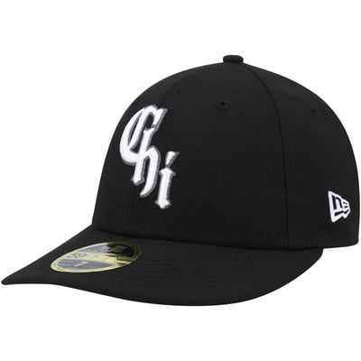 Chicago White Sox New Era City Connect Low Profile 59FIFTY Fitted Hat - Black