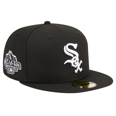 Chicago White Sox New Era Logo 59FIFTY Fitted Hat - Black