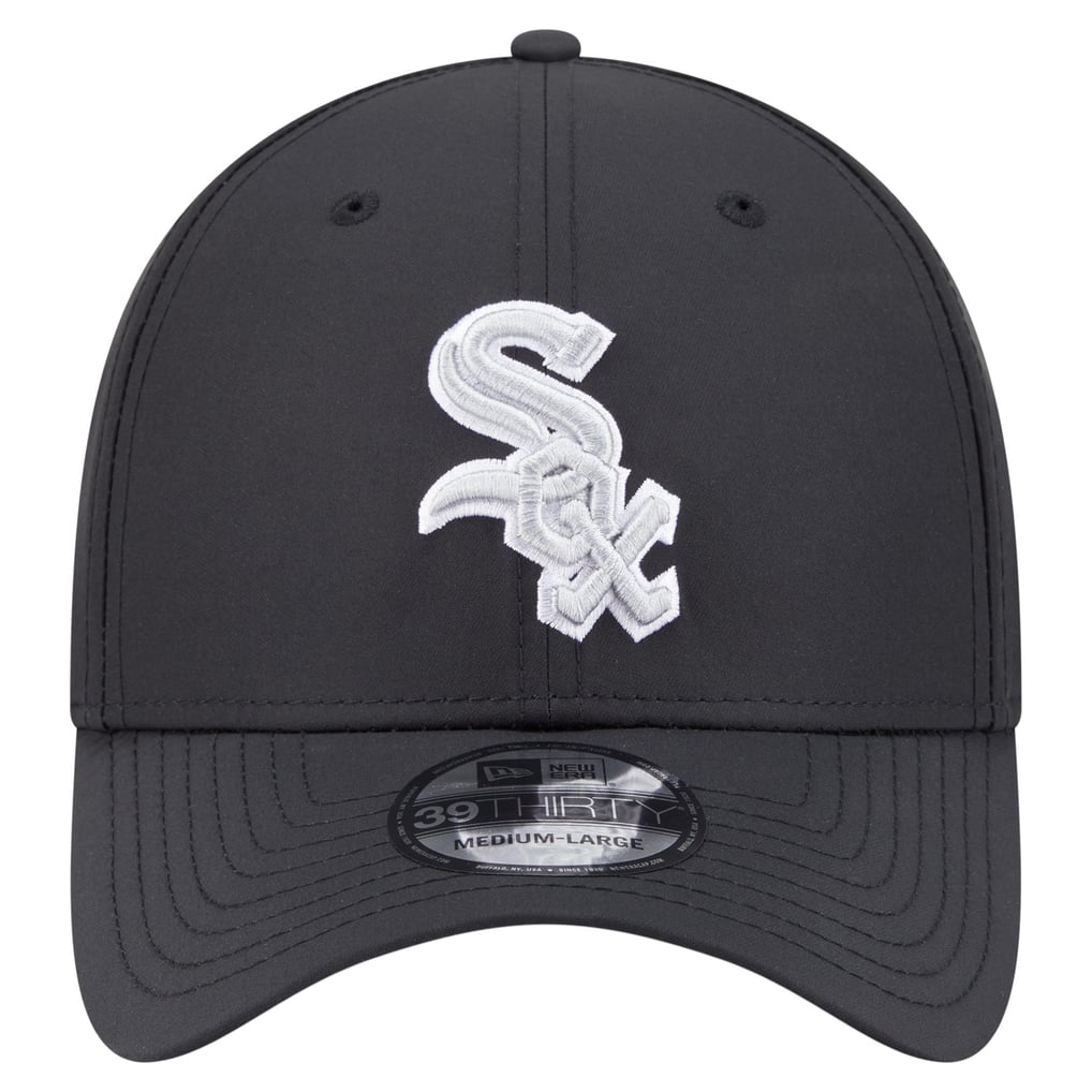  Chicago White Sox New Era Night 39THIRTY Flex Hat - Black