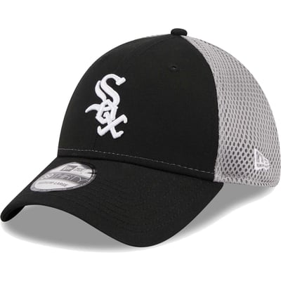 Chicago White Sox New Era Team Neo 39THIRTY Flex Hat - Black