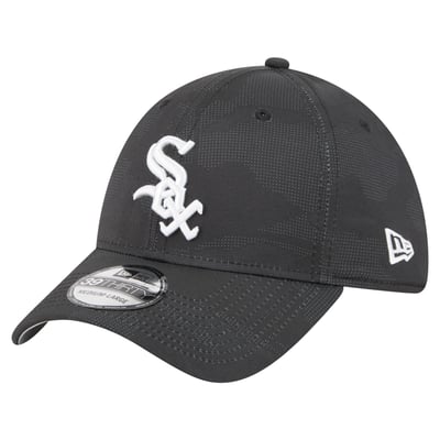 Chicago White Sox New Era Tonal Camo 39THIRTY Flex Hat - Black