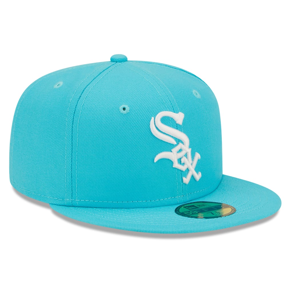 Chicago White Sox New Era Vice Highlighter Logo 59FIFTY Fitted Hat - Blue 
