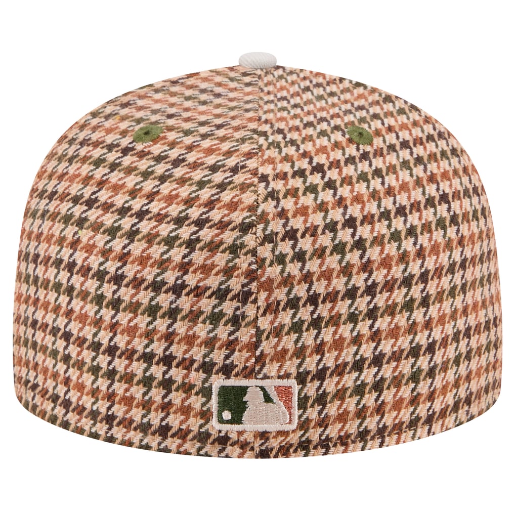 Chicago White Sox New Era Houndstooth 59FIFTY Fitted Hat - Brown