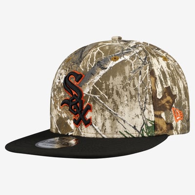 Chicago White Sox New Era Realtree Orange Pop 9FIFTY Snapback Hat - Camo