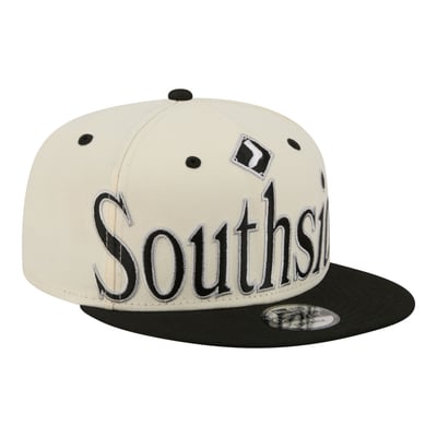 Chicago White Sox New Era Oversized Slogan 9FIFTY Snapback Hat - Cream