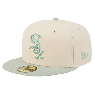 Chicago White Sox New Era Color Pack 59FIFTY Fitted Hat - Cream/Green