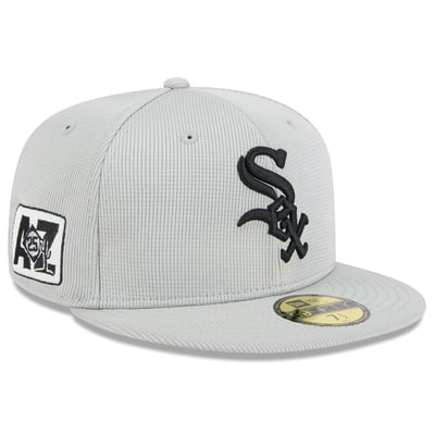  Chicago White Sox New Era 2025 Spring Training 59FIFTY Fitted Hat - Gray