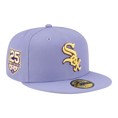 Chicago White Sox New Era Lavender Bloom 59FIFTY Fitted Hat - Light Purple