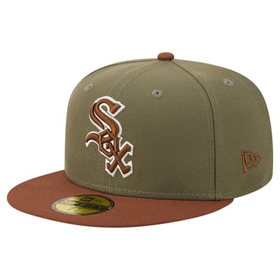 Chicago White Sox New Era Color Pack 59FIFTY Fitted Hat - Olive/Brown