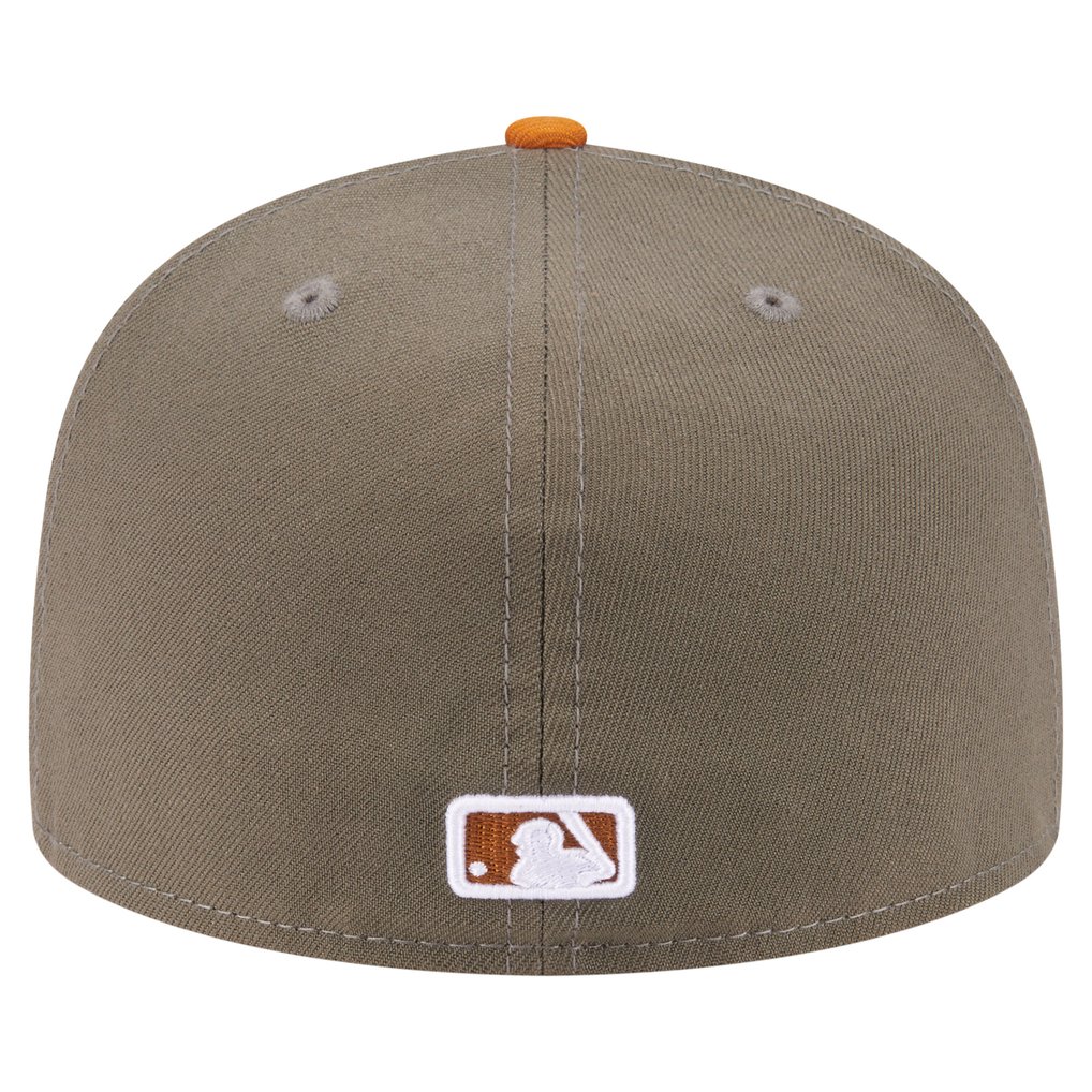 Chicago White Sox New Era Two-Tone Color Pack A-Frame 59FIFTY Fitted Hat - Olive/Orange