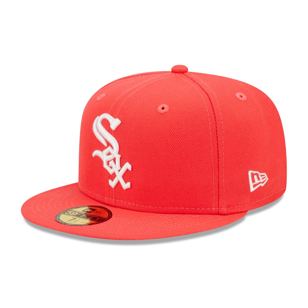 Chicago White Sox New Era Lava Highlighter Logo 59FIFTY Fitted Hat - Red