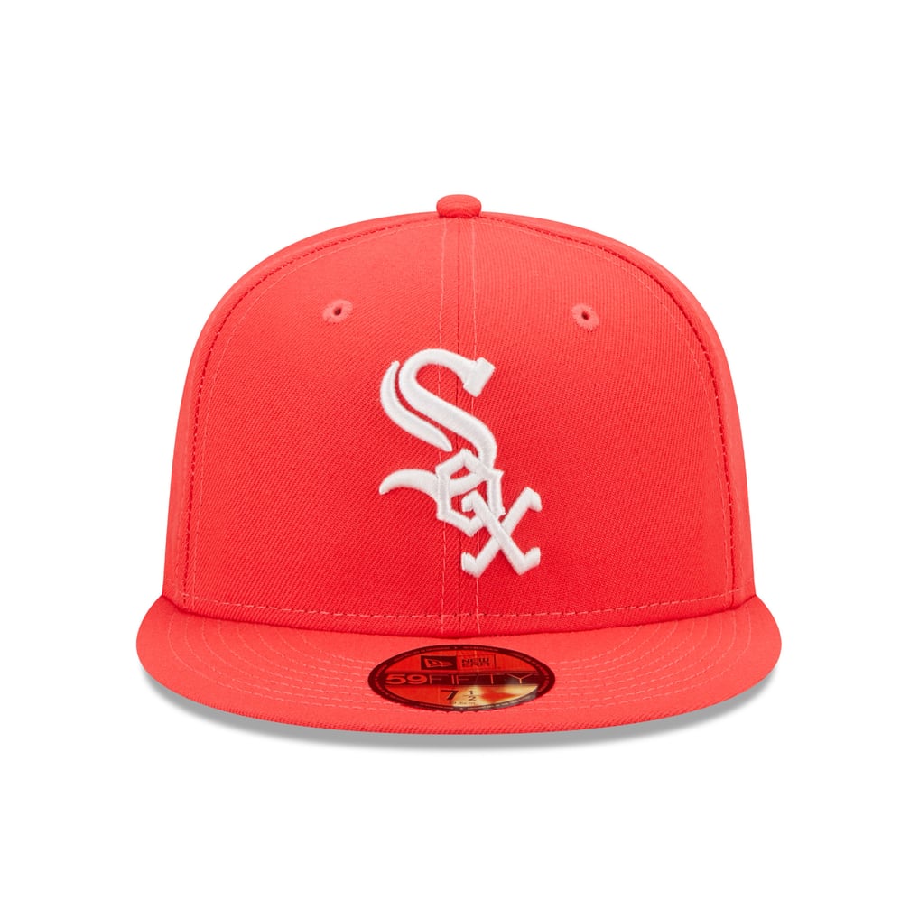 Chicago White Sox New Era Lava Highlighter Logo 59FIFTY Fitted Hat - Red
