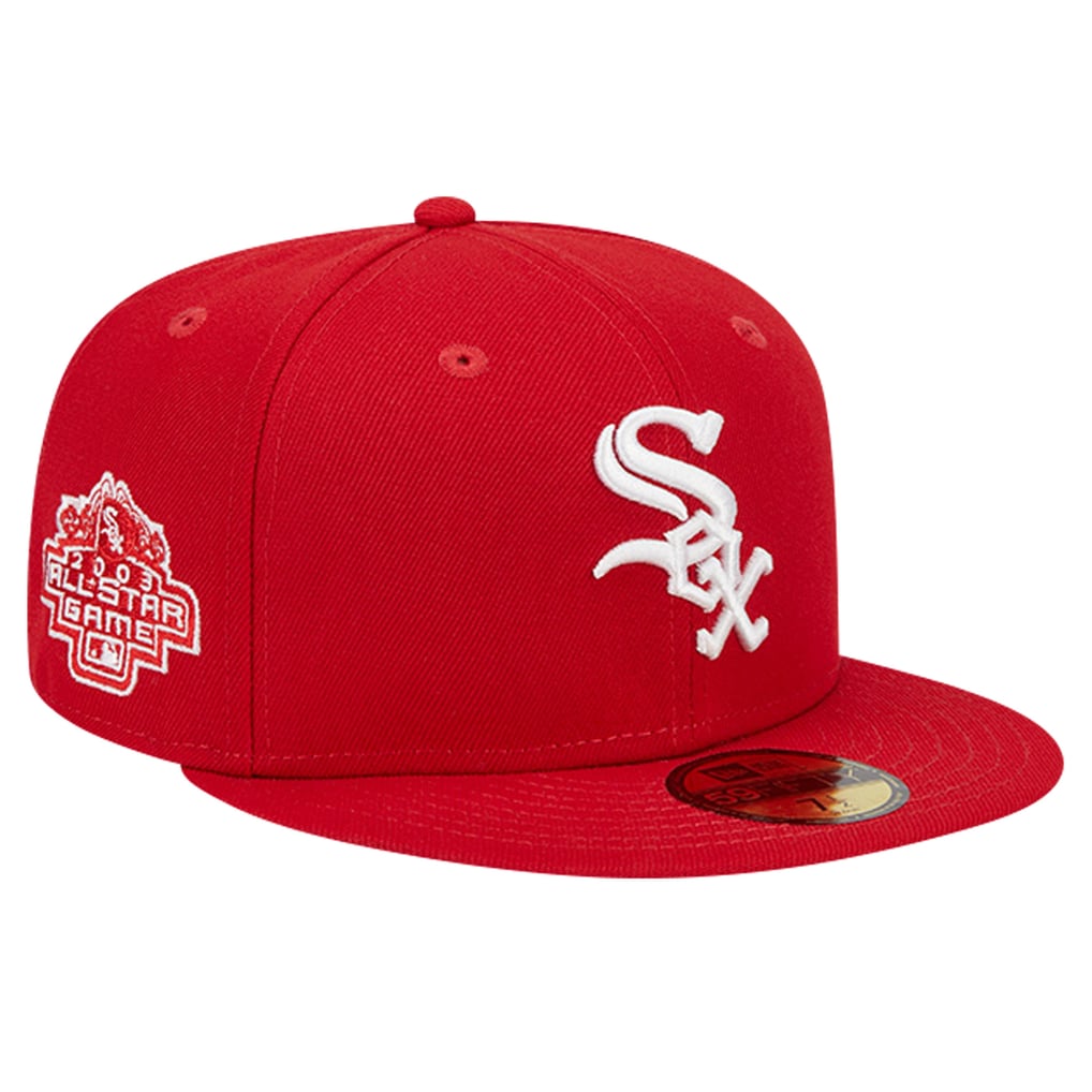 Chicago White Sox New Era Logo 59FIFTY Fitted Hat - Red