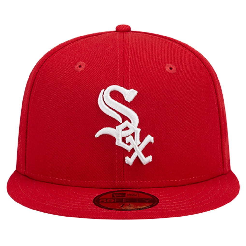 Chicago White Sox New Era Logo 59FIFTY Fitted Hat - Red