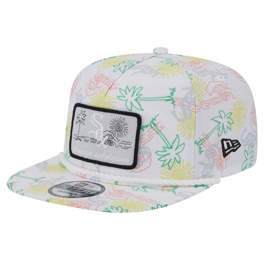 Chicago White Sox New Era Islander Golfer Snapback Hat - White
