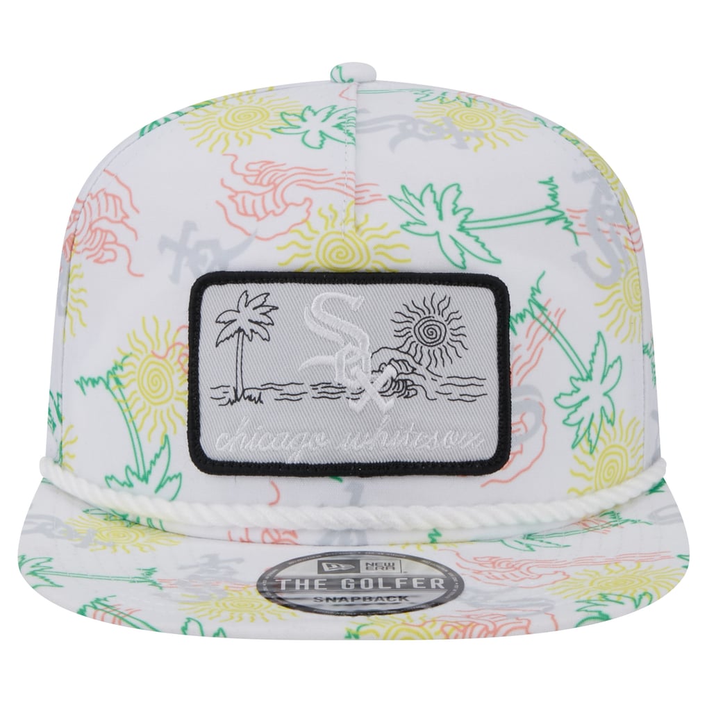 Chicago White Sox New Era Islander Golfer Snapback Hat - White