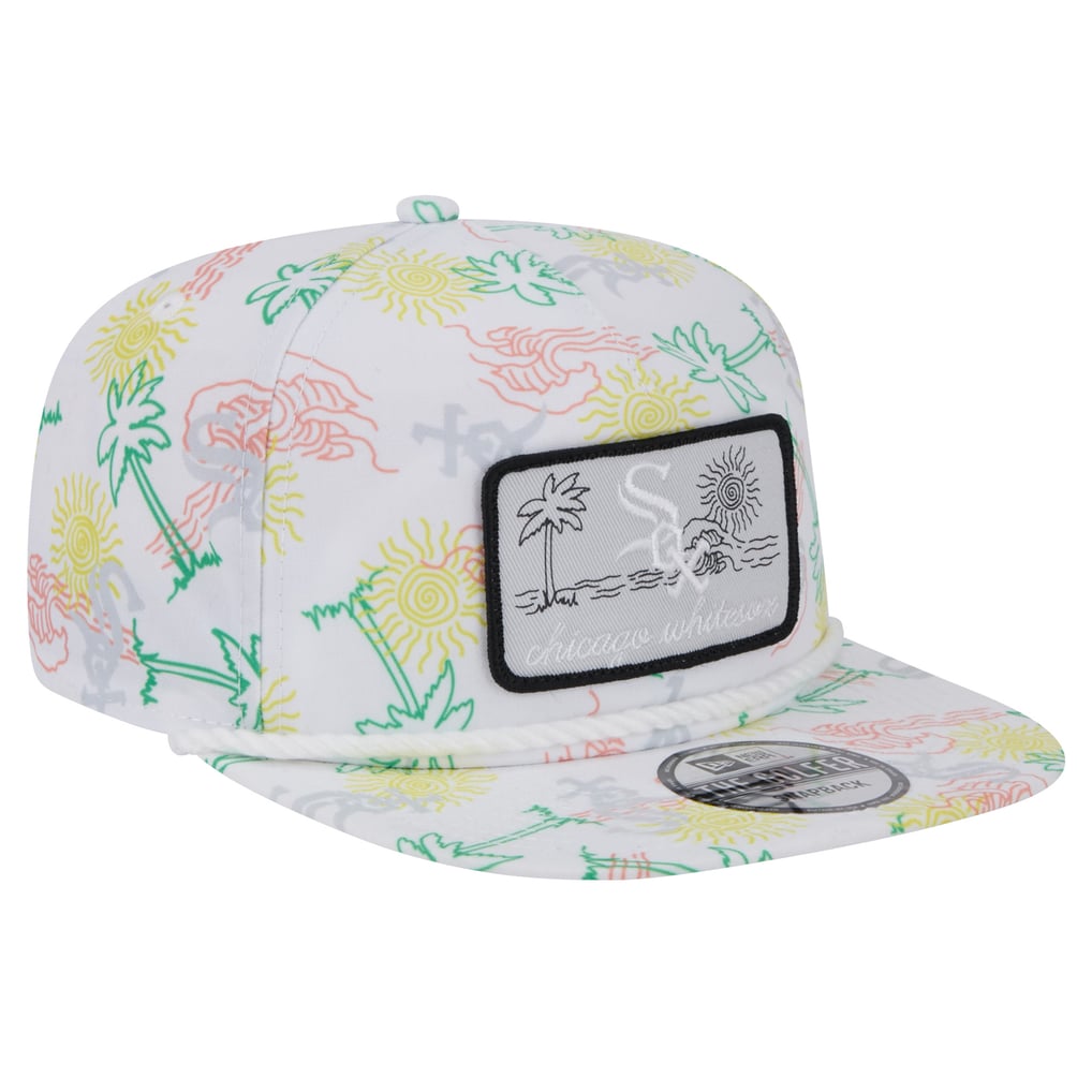 Chicago White Sox New Era Islander Golfer Snapback Hat - White