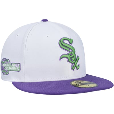 Chicago White Sox New Era  Side Patch 59FIFTY Fitted Hat - White