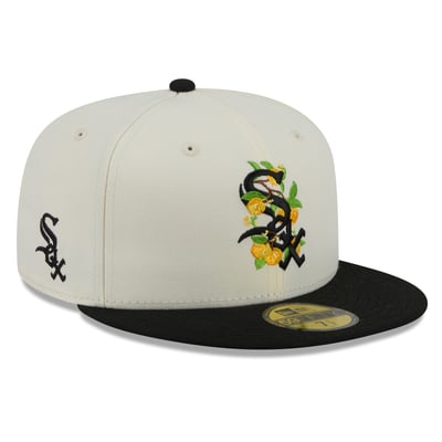 Chicago White Sox New Era Blossom 59FIFTY Fitted Hat - White/Black