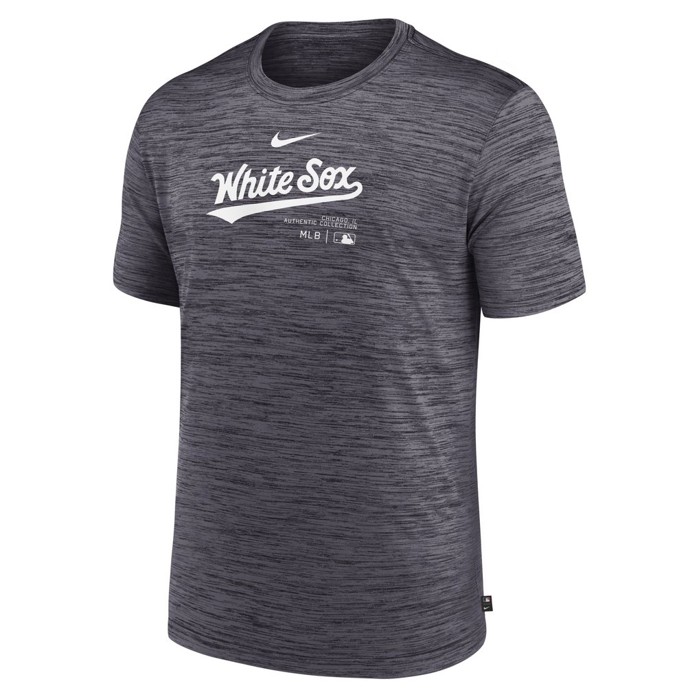 Chicago White Sox Nike Authentic Collection Velocity Performance Practice T-Shirt - Charcoal