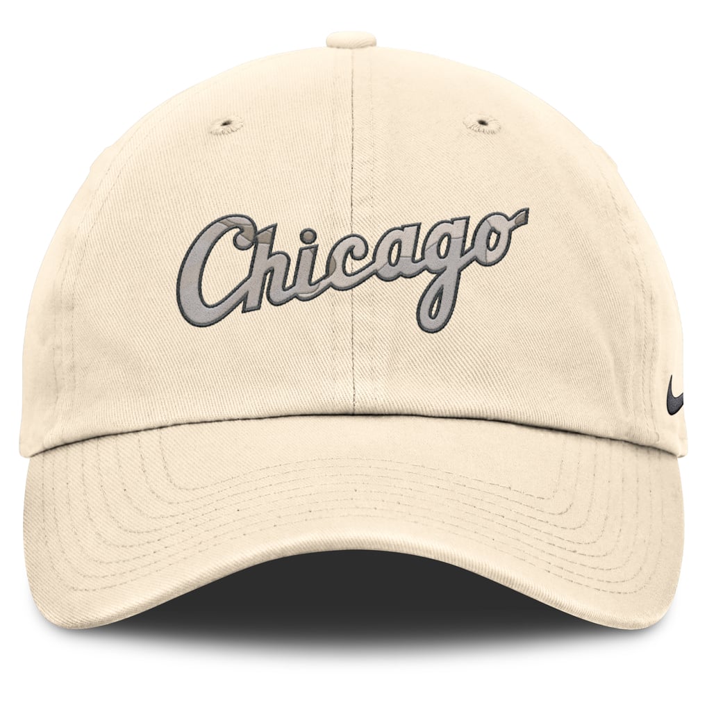 Chicago White Sox Nike Camo Pack Club Adjustable Hat - Natural