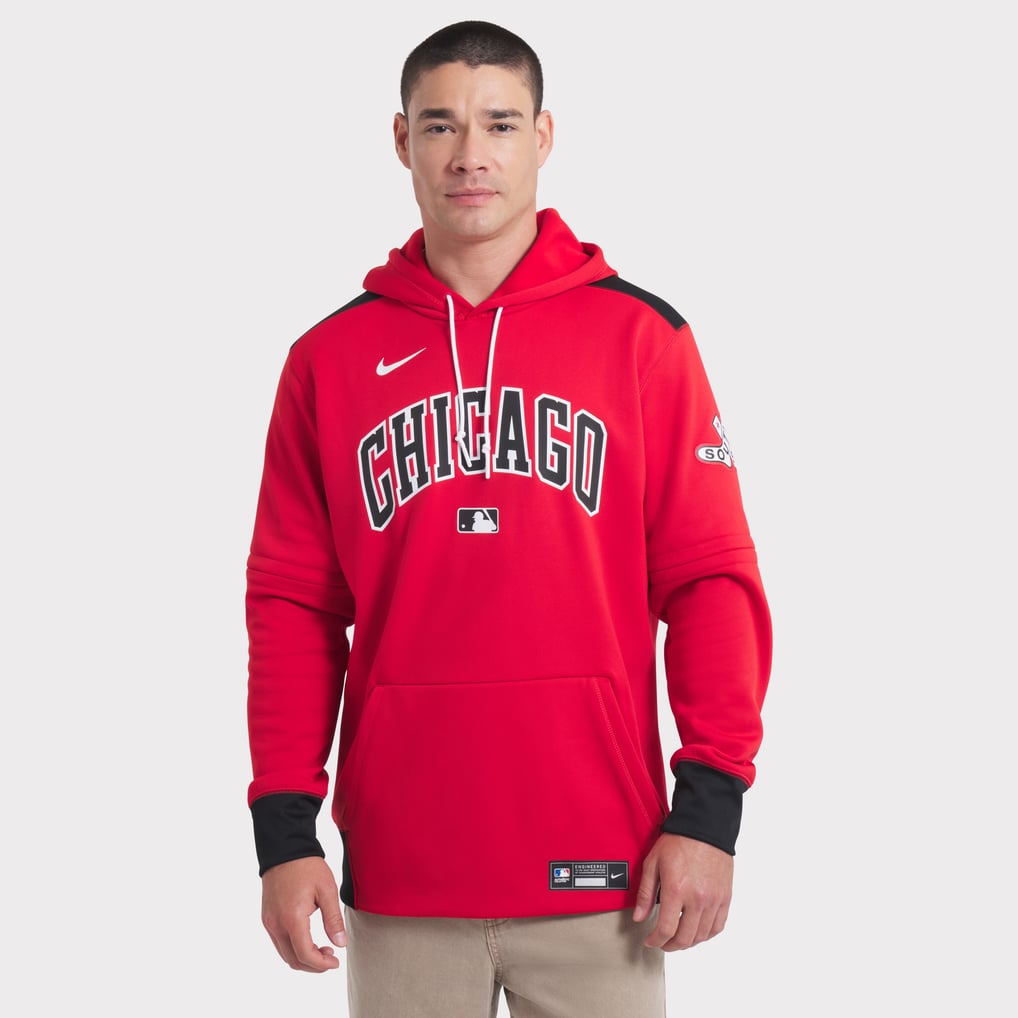 Chicago White Sox Nike 2025 City Connect Authentic Collection Performance Pullover Hoodie - Red/Black